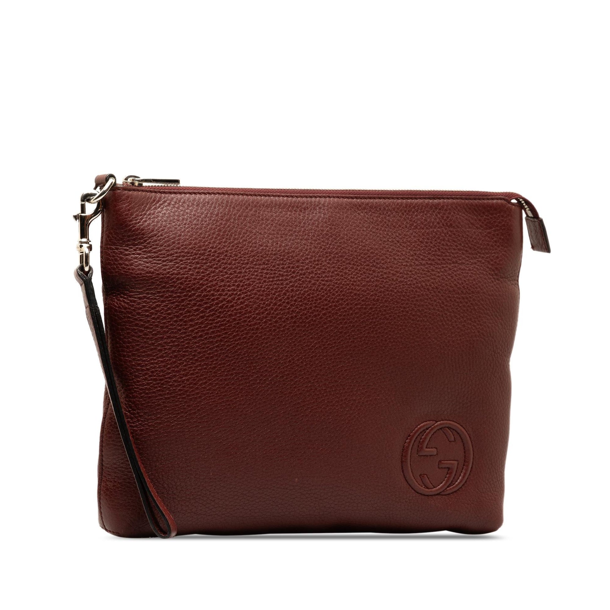 Gucci Leather Clutch