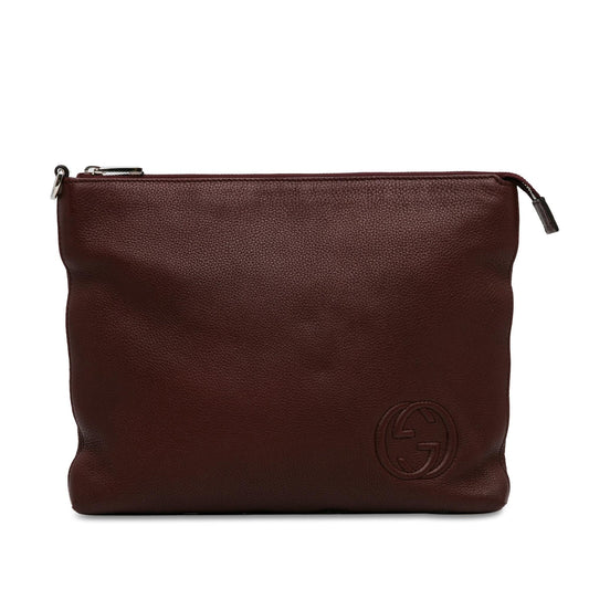 Gucci Soho Leather Pouch (SHG-Wb1Mno)