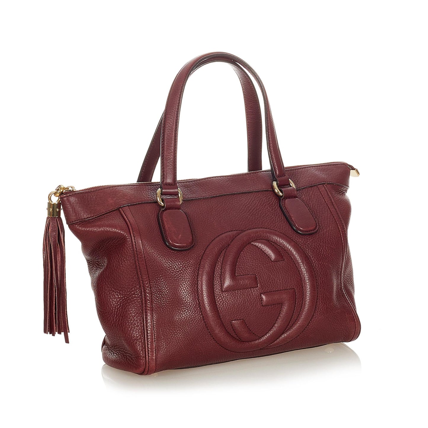 Gucci Soho Working Leather Tote Bag (SHG-23433)