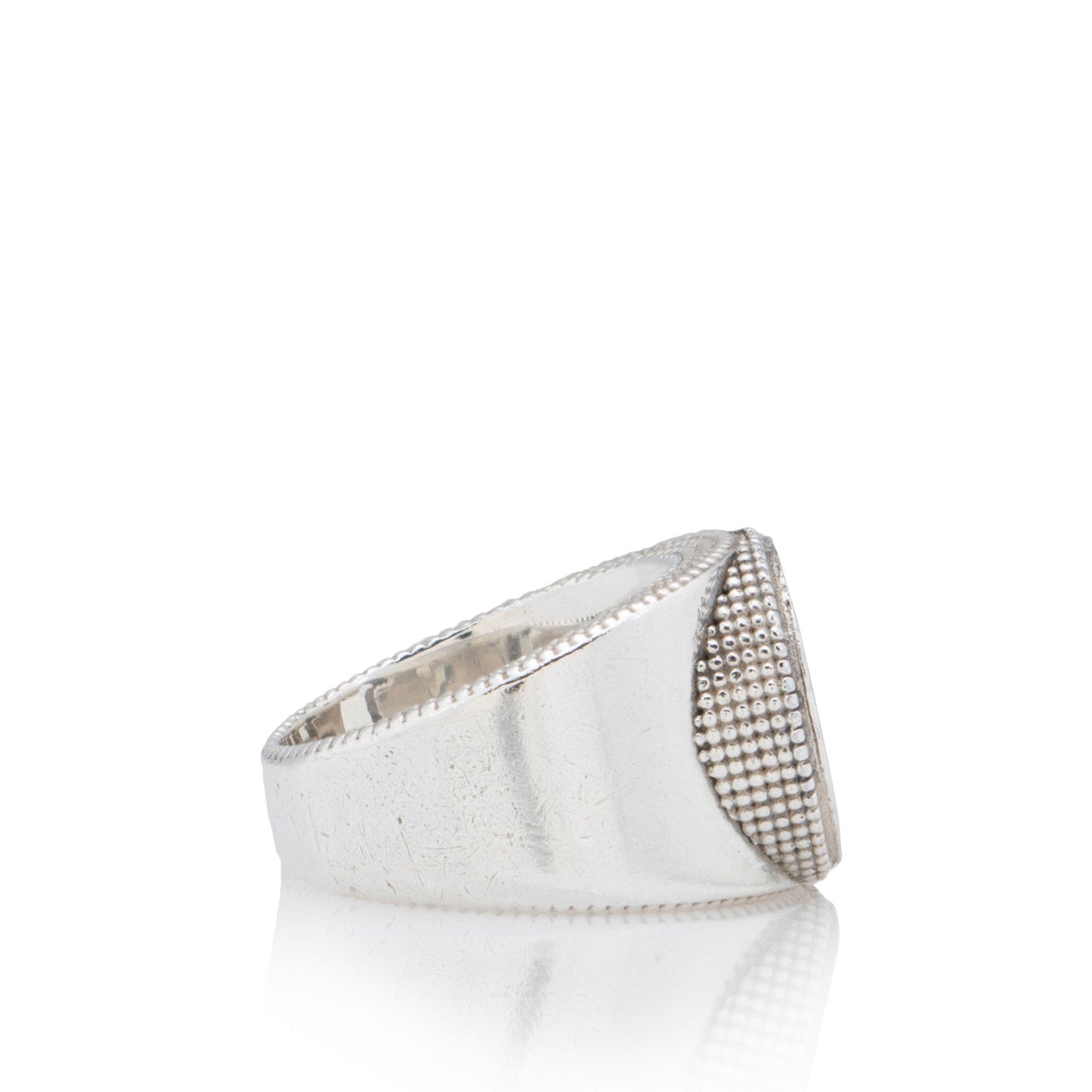 Gucci Sterling Silver Interlocking G Ring - Size 7 (SHF-Xco9yk)
