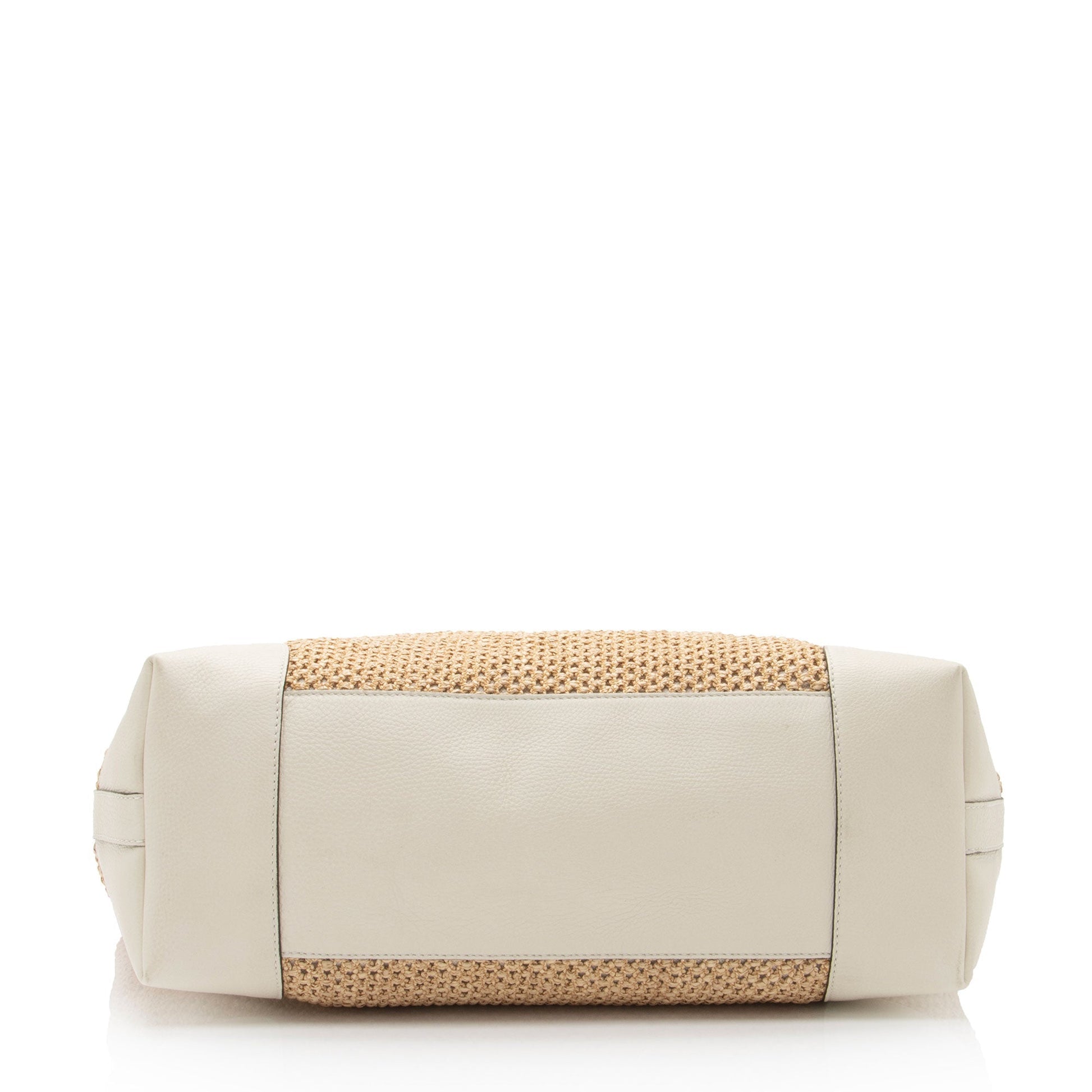 Gucci Leather Canvas Handbag