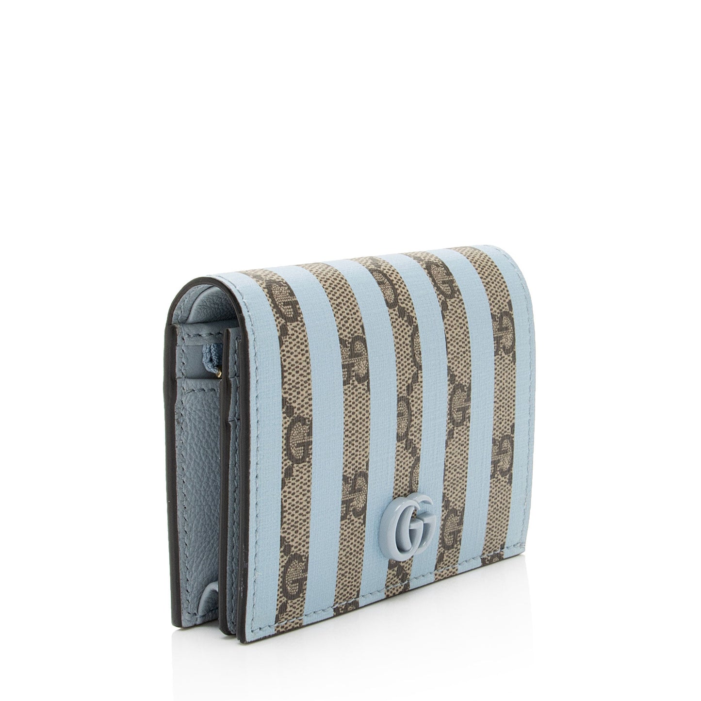 Gucci Striped GG Supreme Card Case (SHF-1rnRmQ)