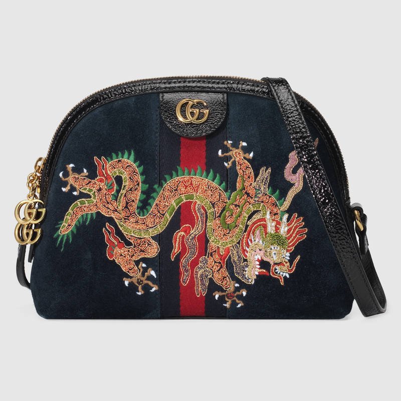 Gucci Caro Leather Shoulder Bag