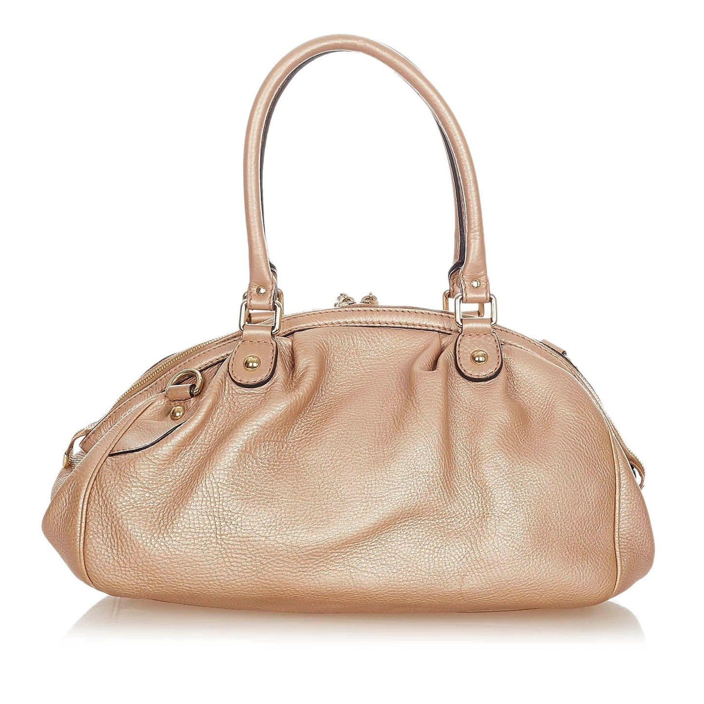 Gucci Sukey Leather Satchel (SHG-31657)
