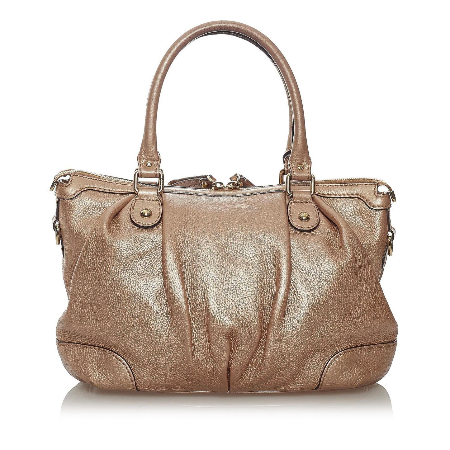 Gucci Sukey Leather Satchel (SHG-37221)