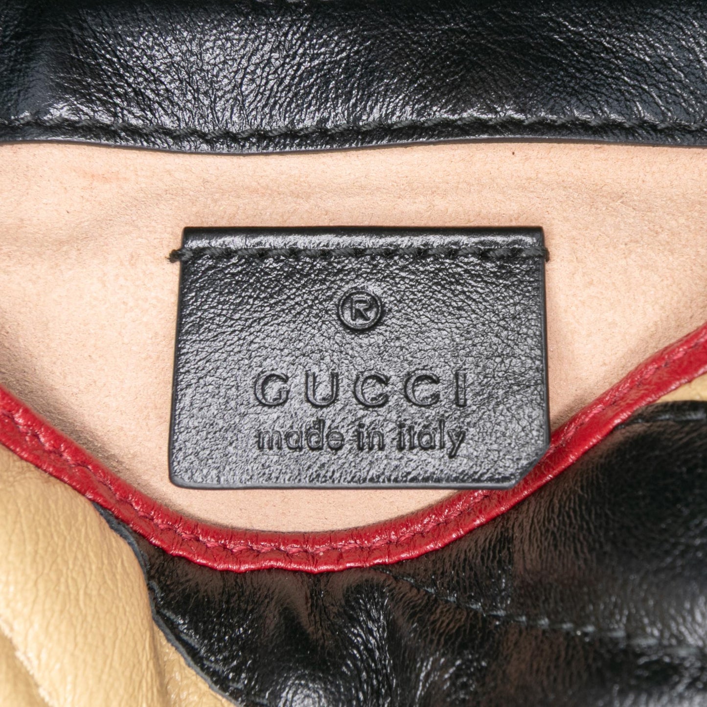 Gucci Super Mini GG Marmont Matelasse Leather Torchon Flap Crossbody