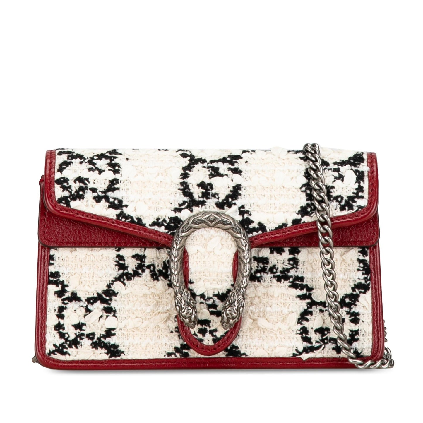 Gucci Super Mini GG Tweed Dionysus Crossbody Bag (SHG-7DgKGM)