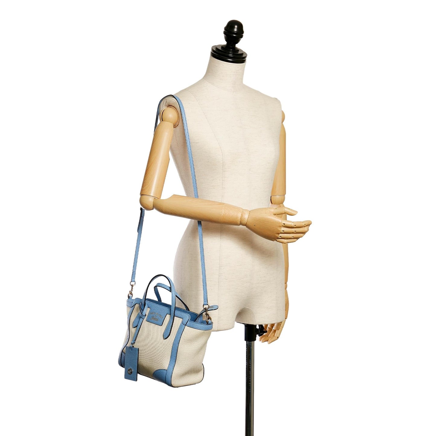 Gucci Swing Canvas Satchel (SHG-31156)