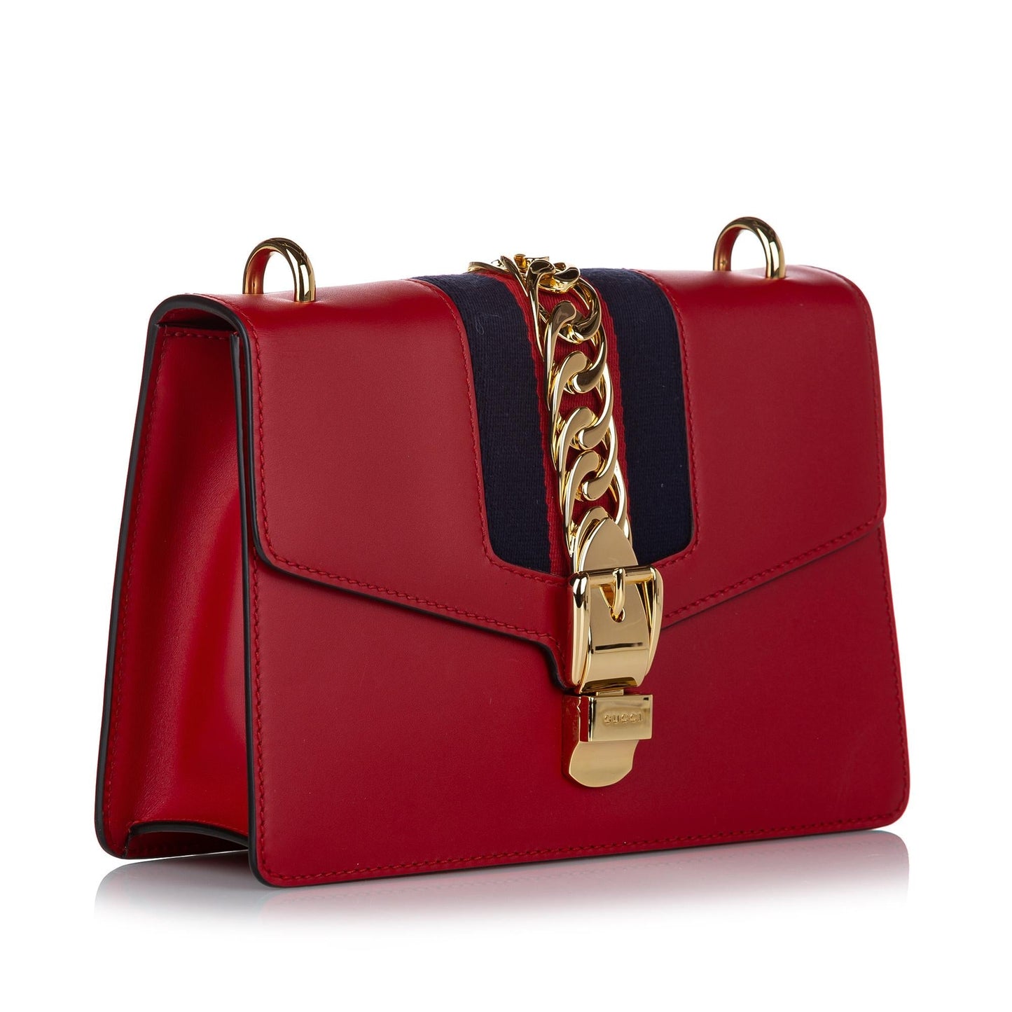 Gucci Sylvie Leather Crossbody Bag (SHG-30448)