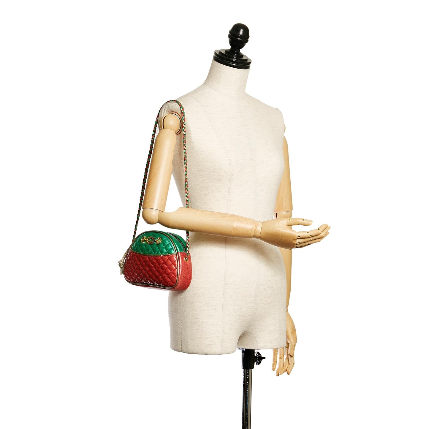 Gucci Trapuntata Leather Crossbody Bag (SHG-29305)