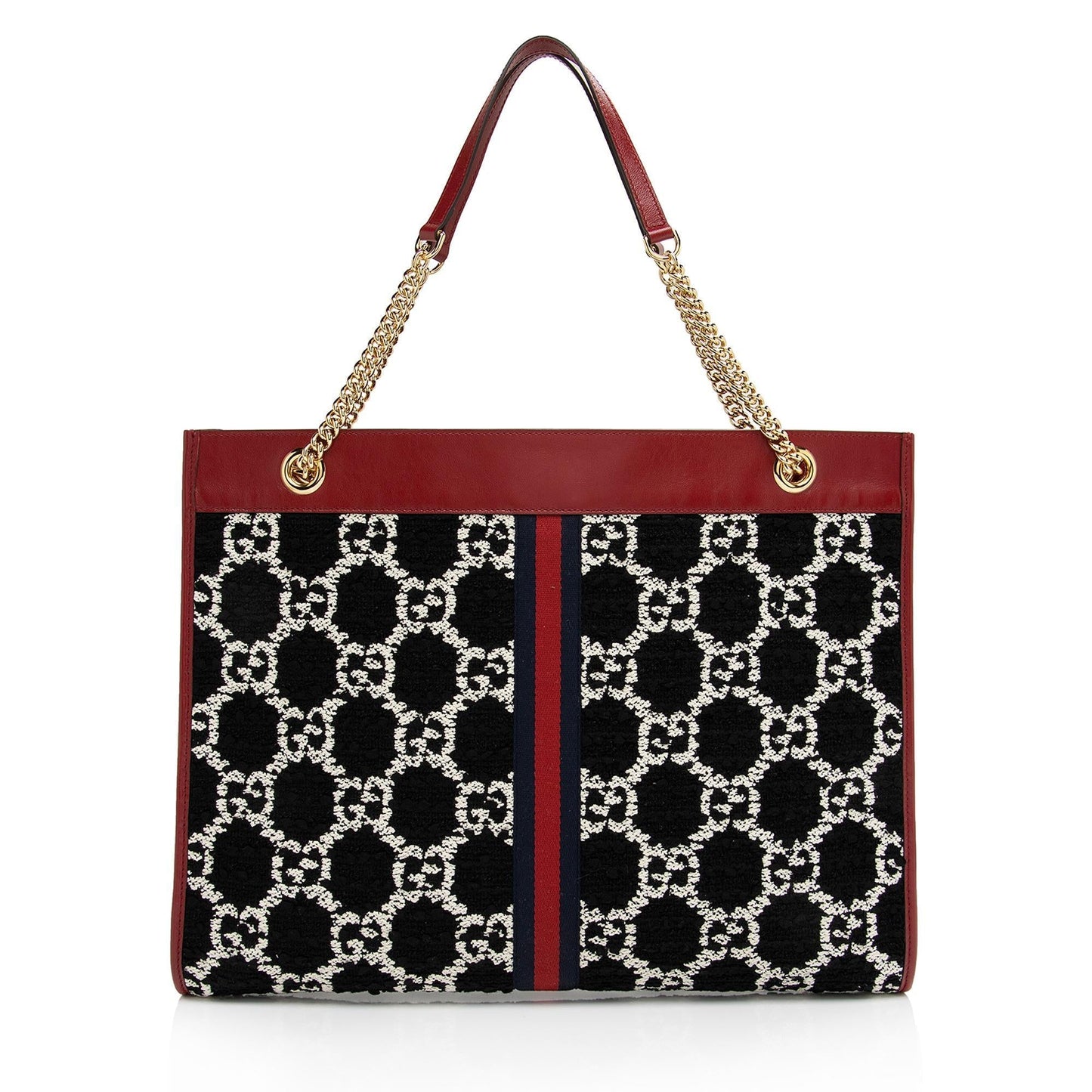 Gucci Tweed Rajah Large Tote (SHF-LR1VlY)