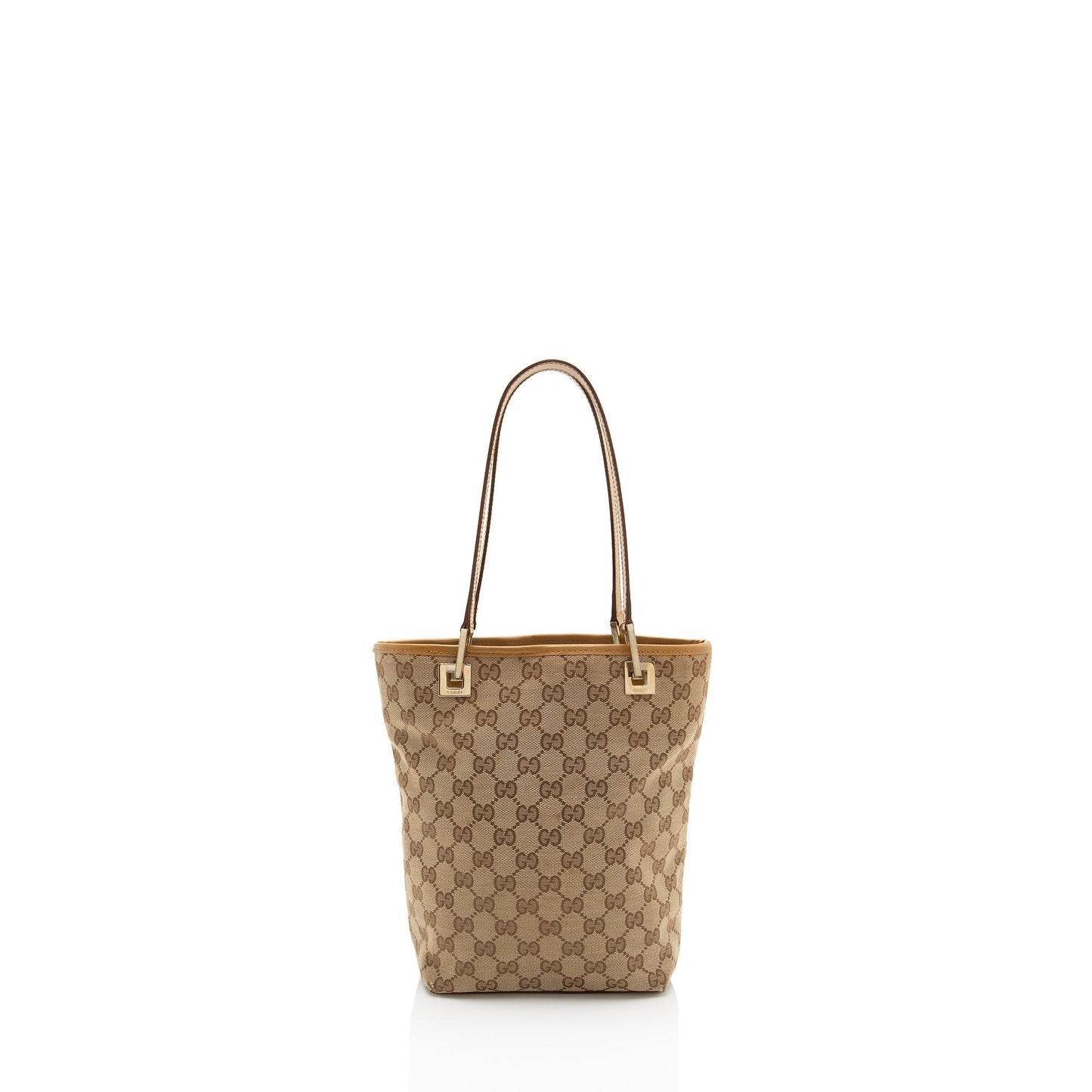 Gucci Vintage GG Canvas Medium Bucket Tote