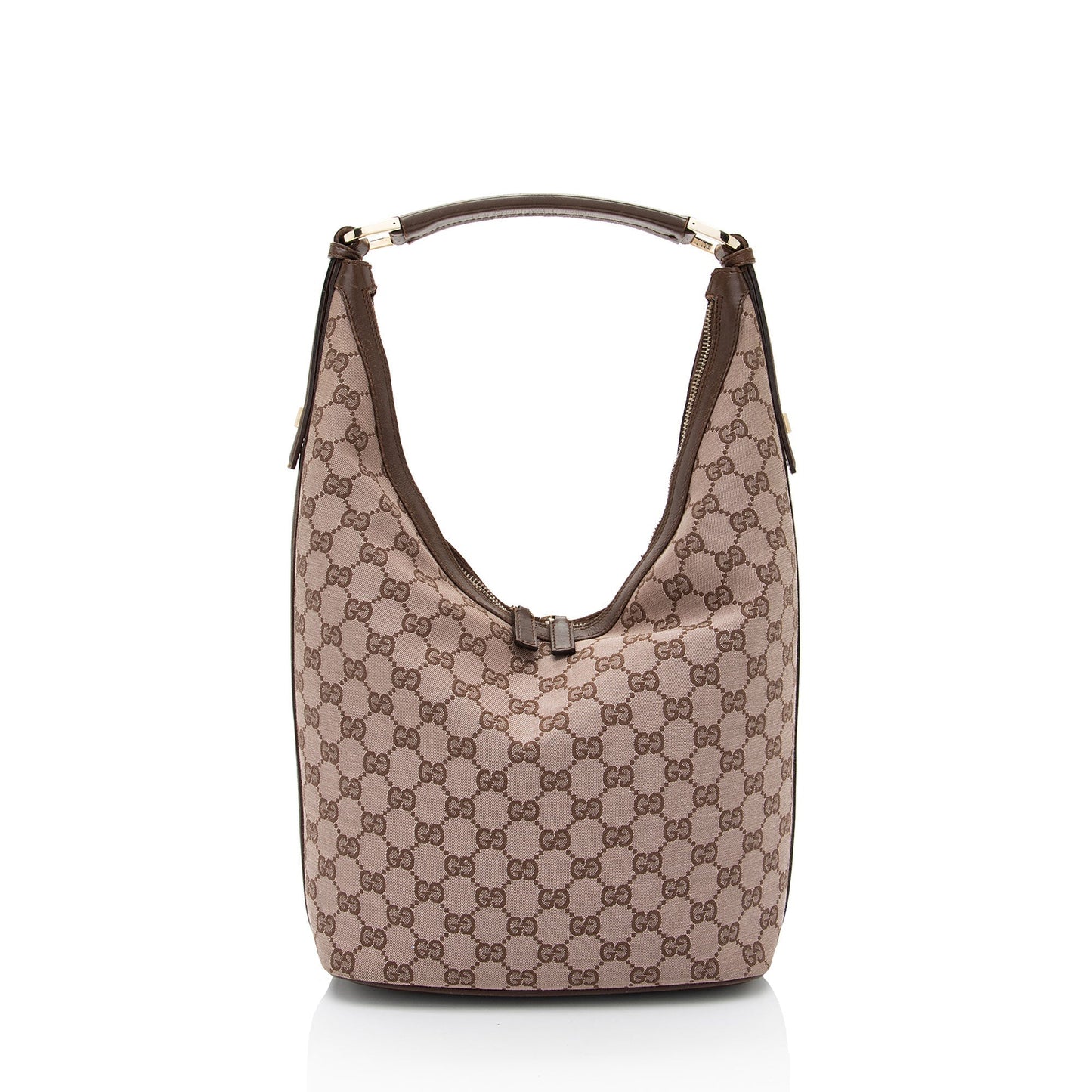 Gucci Vintage GG Canvas Hobo (SHF-A3NrpF)