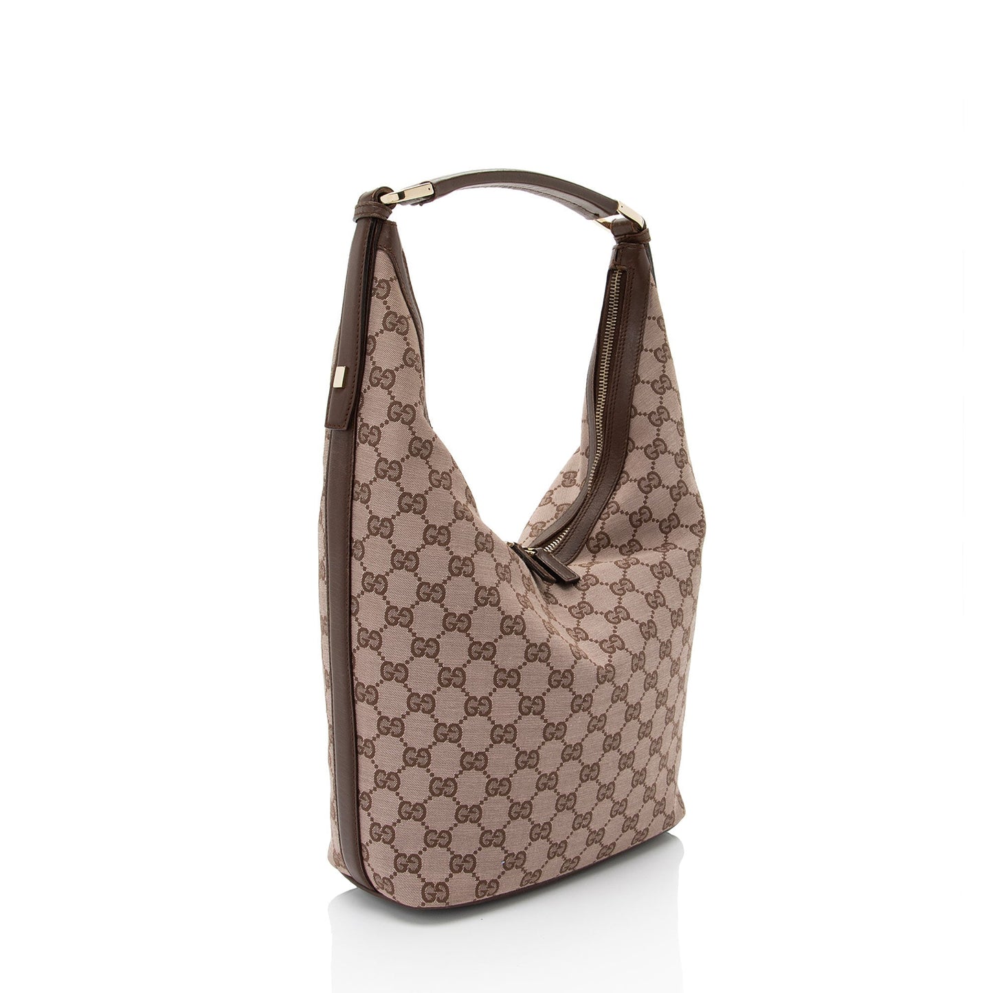 Gucci Vintage GG Canvas Hobo (SHF-A3NrpF)