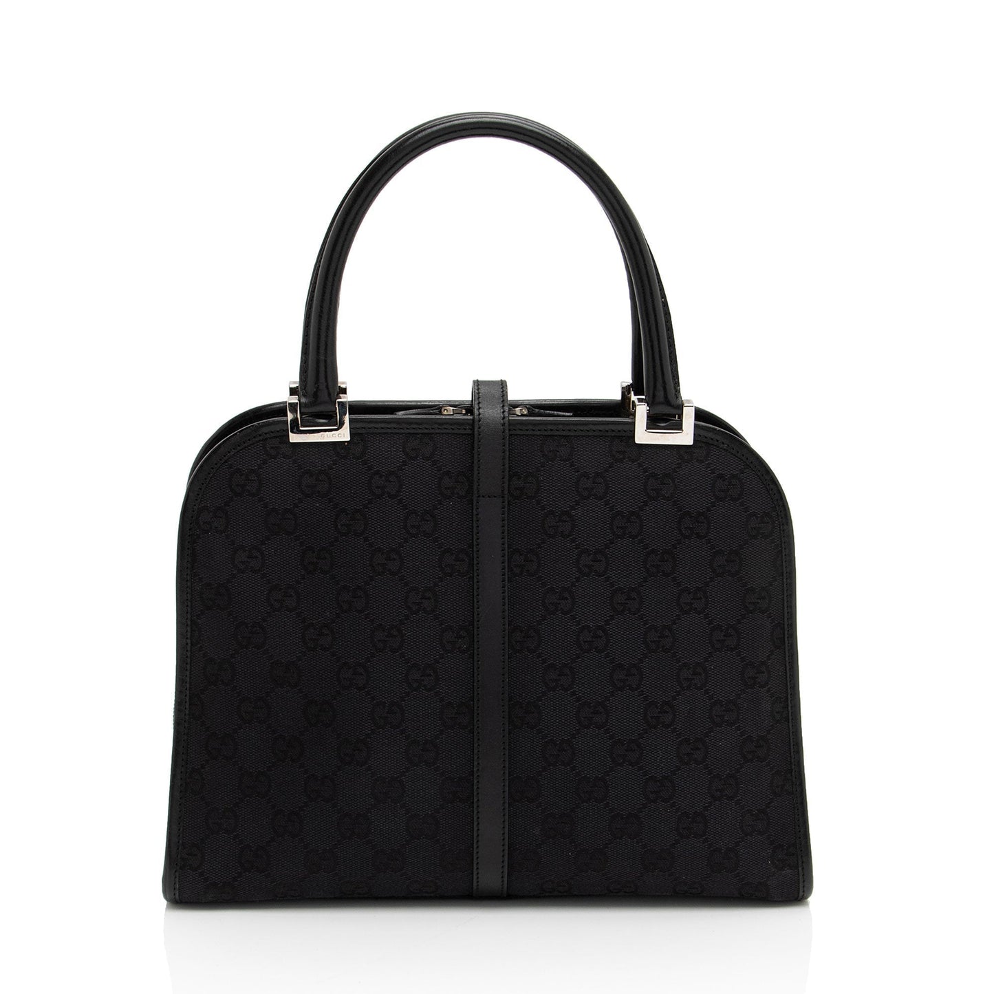 Gucci Vintage GG Canvas Jackie Dome Satchel (SHF-TGvarJ)