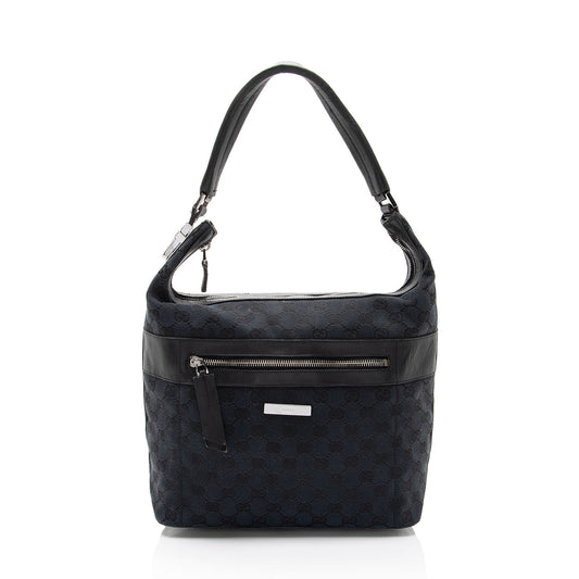 Gucci Vintage GG Canvas Small Shoulder Bag