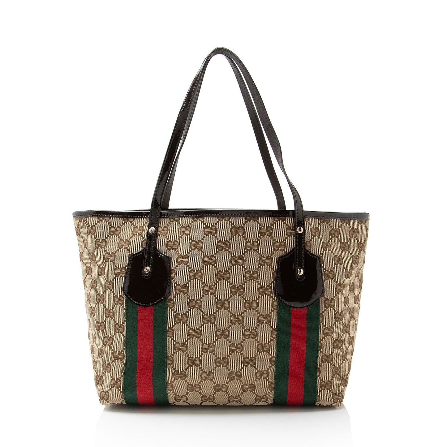 Gucci Vintage GG Canvas Web Jolie Medium Tote