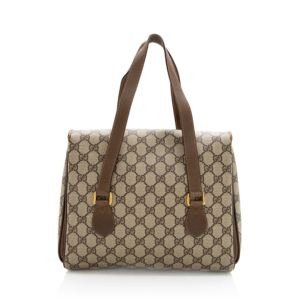 Gucci Vintage GG Plus Satchel (SHF-19037)