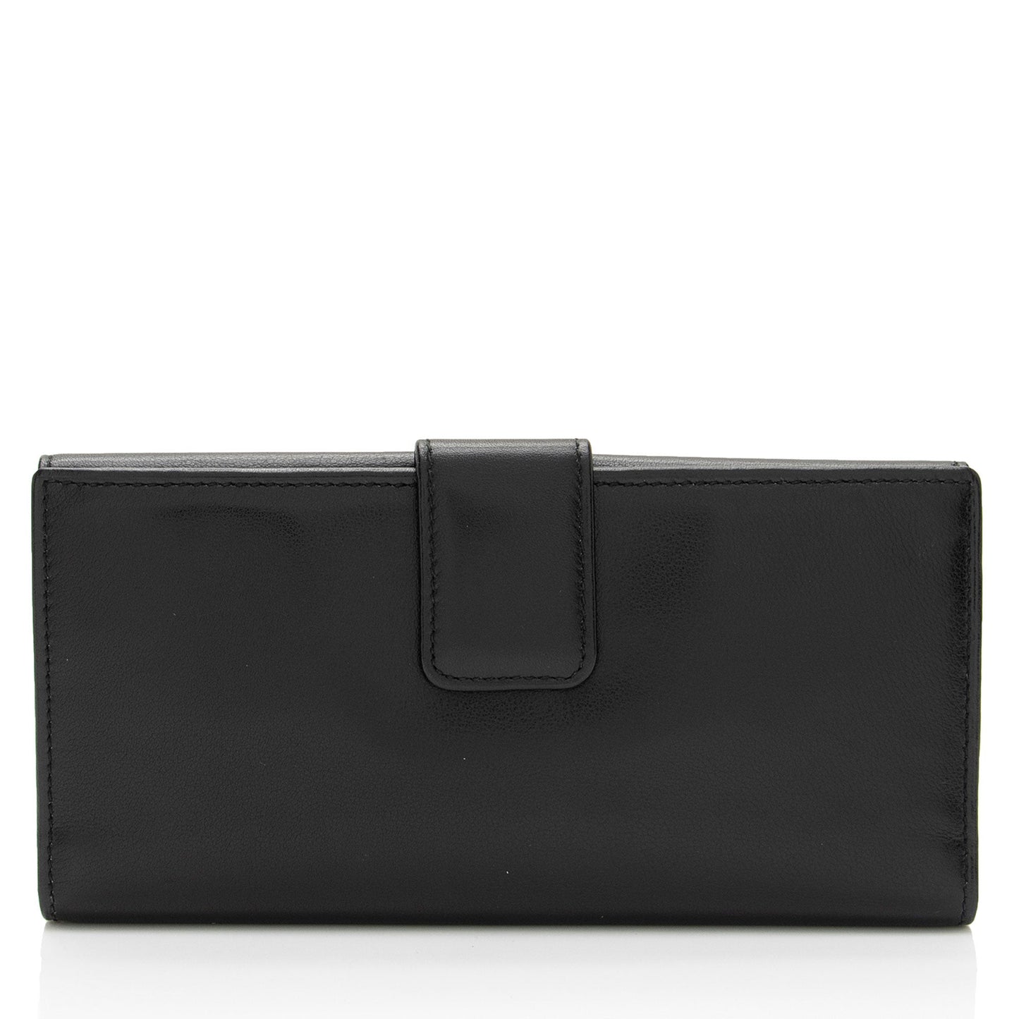 Gucci Vintage Leather Bamboo Wallet (SHF-6HBZUJ)