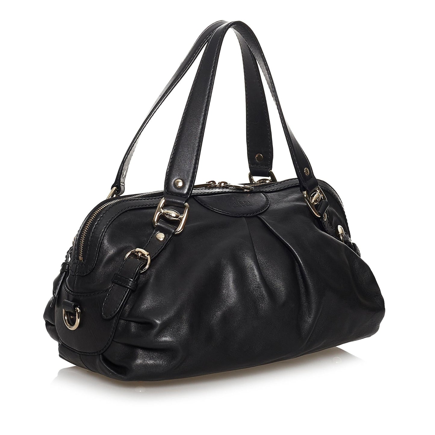 Gucci Vintage Leather Satchel (SHG-30654)