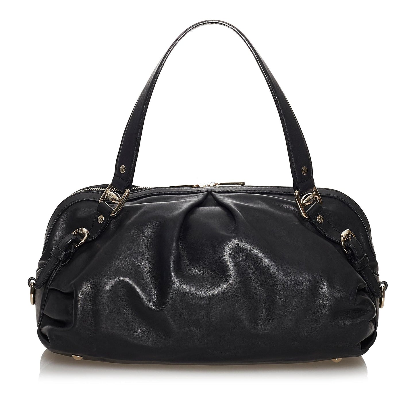 Gucci Vintage Leather Satchel (SHG-37216)