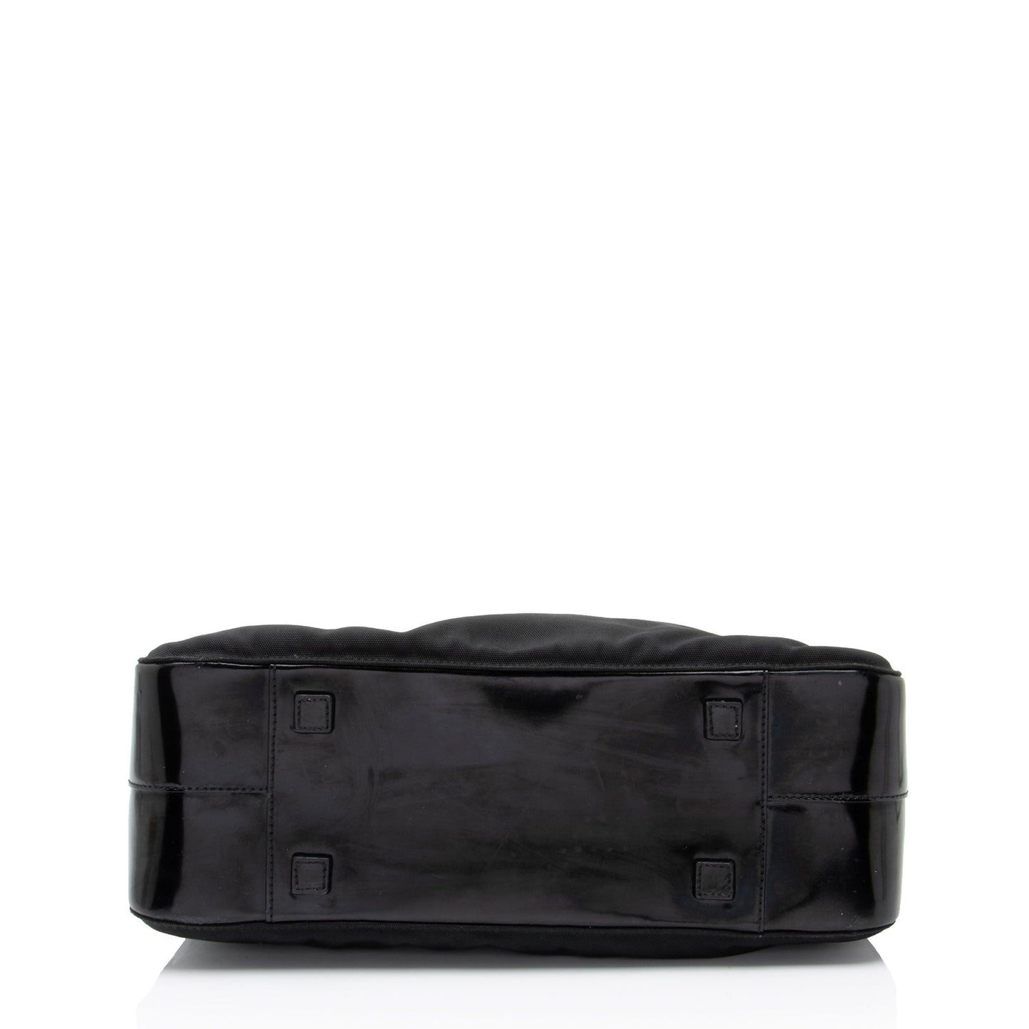 Gucci Vintage Nylon Bamboo Satchel