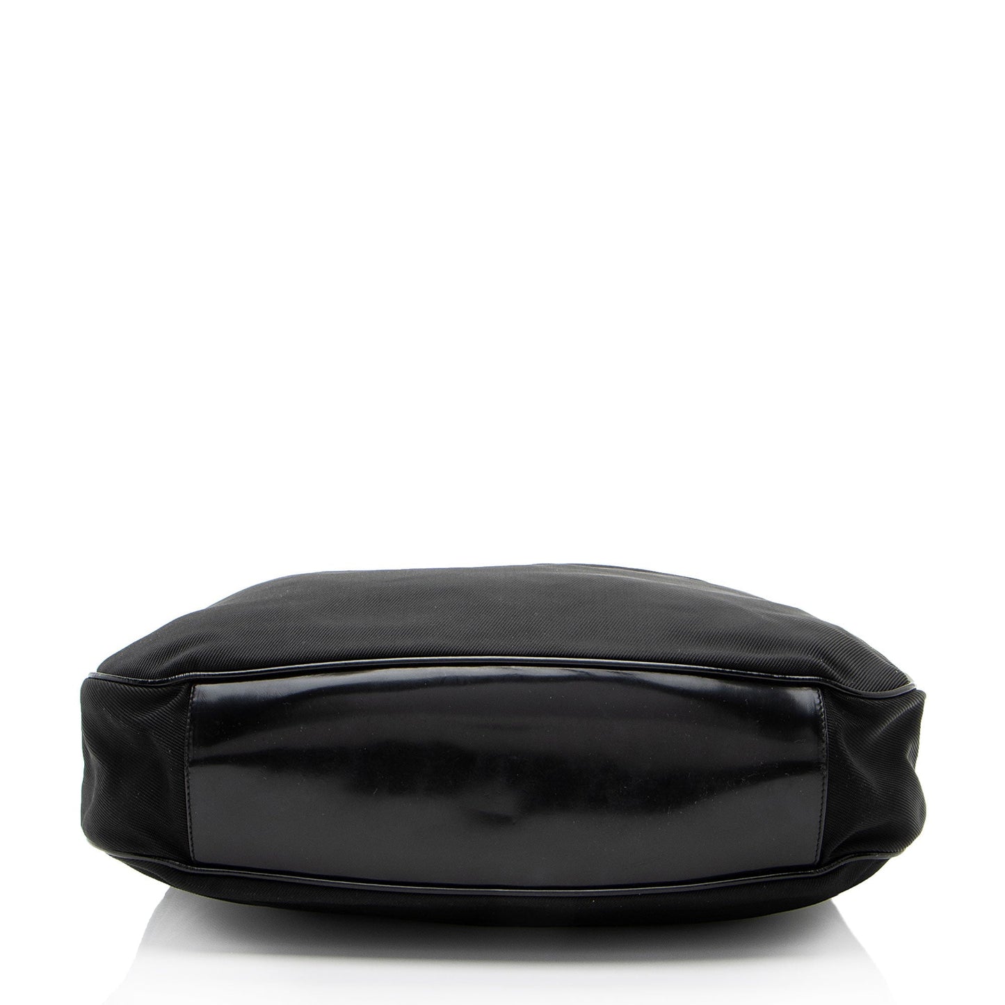 Gucci Vintage Nylon Bamboo Shoulder Bag