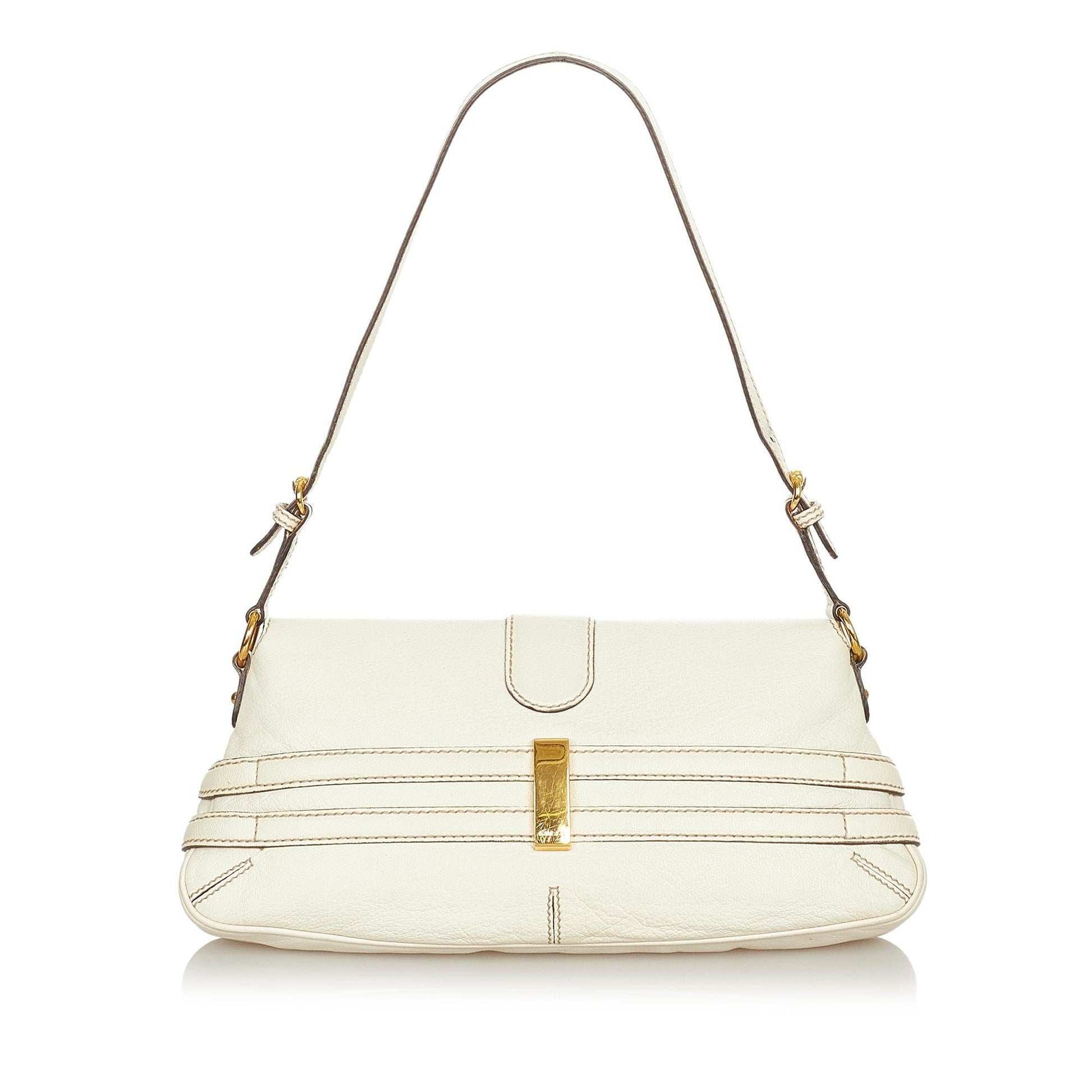 Gucci Leather Shoulder Bag Style 48
