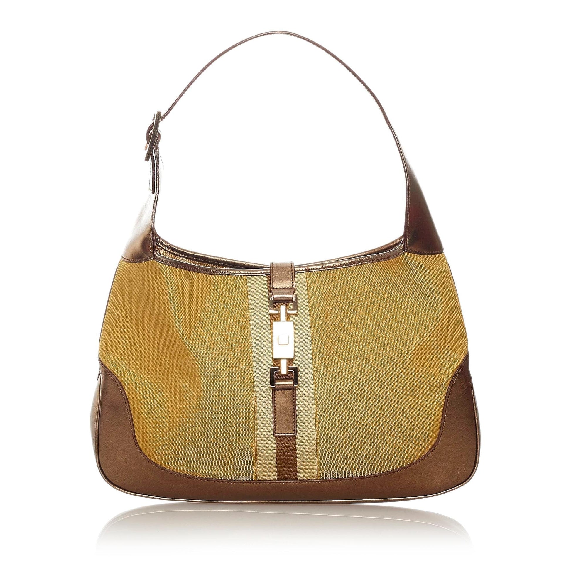 Gucci Jackie Canvas Shoulder Bag Style 3