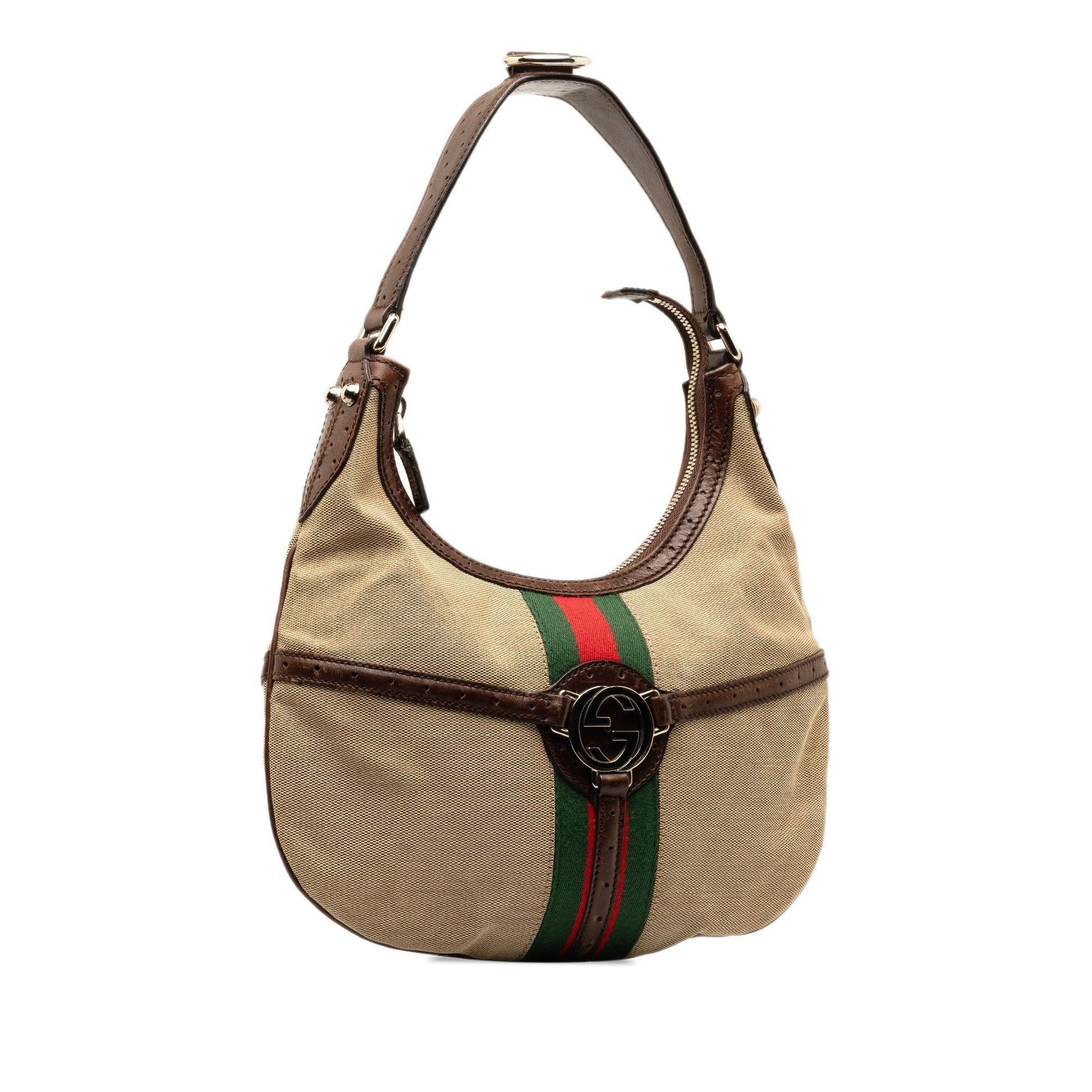 Gucci Canvas Shoulder Bag