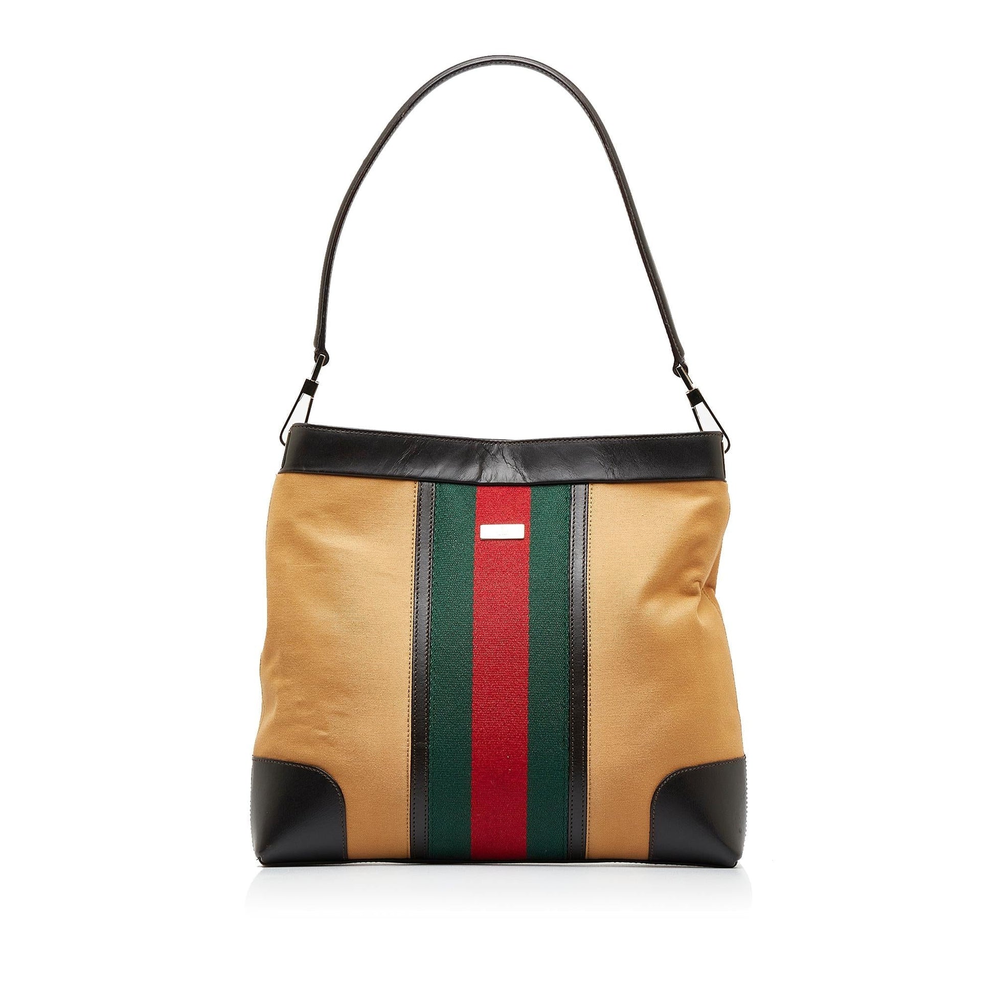 Gucci Canvas Shoulder Bag