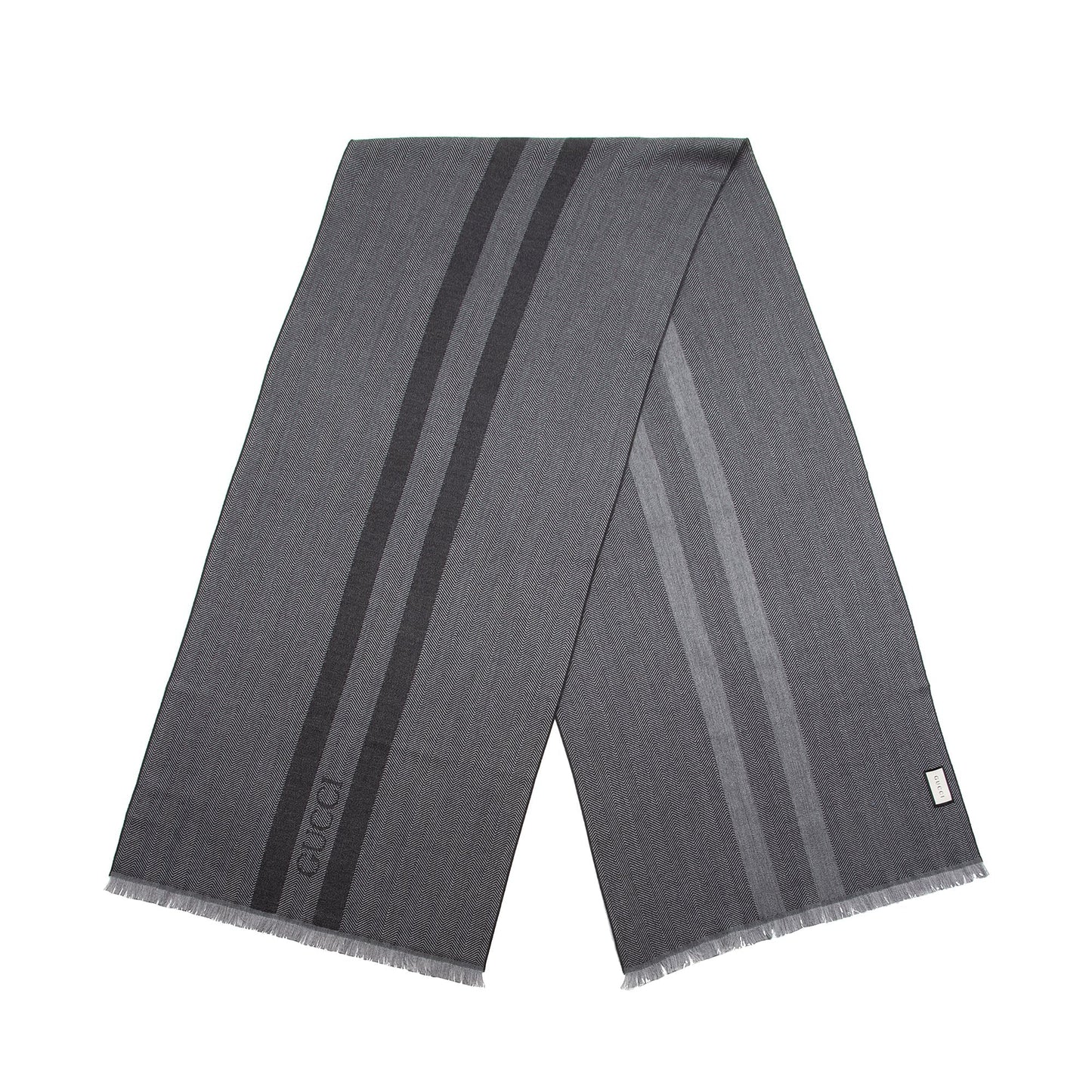 Gucci Wool Cree Logo Scarf (SHF-22461)