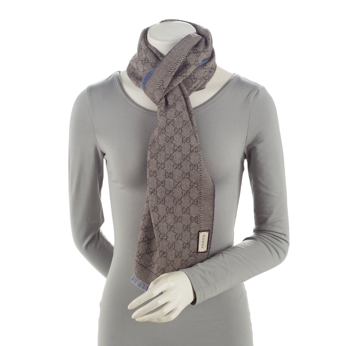 Gucci Wool GG Reversible Scarf (SHF-s2SGhv)