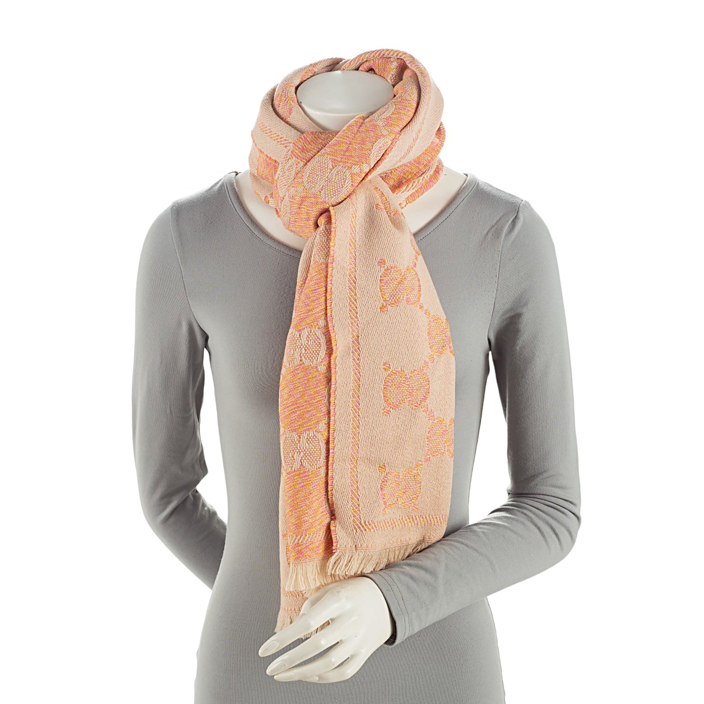 Gucci Wool GG Scarf (SHF-Fx5Ym7)