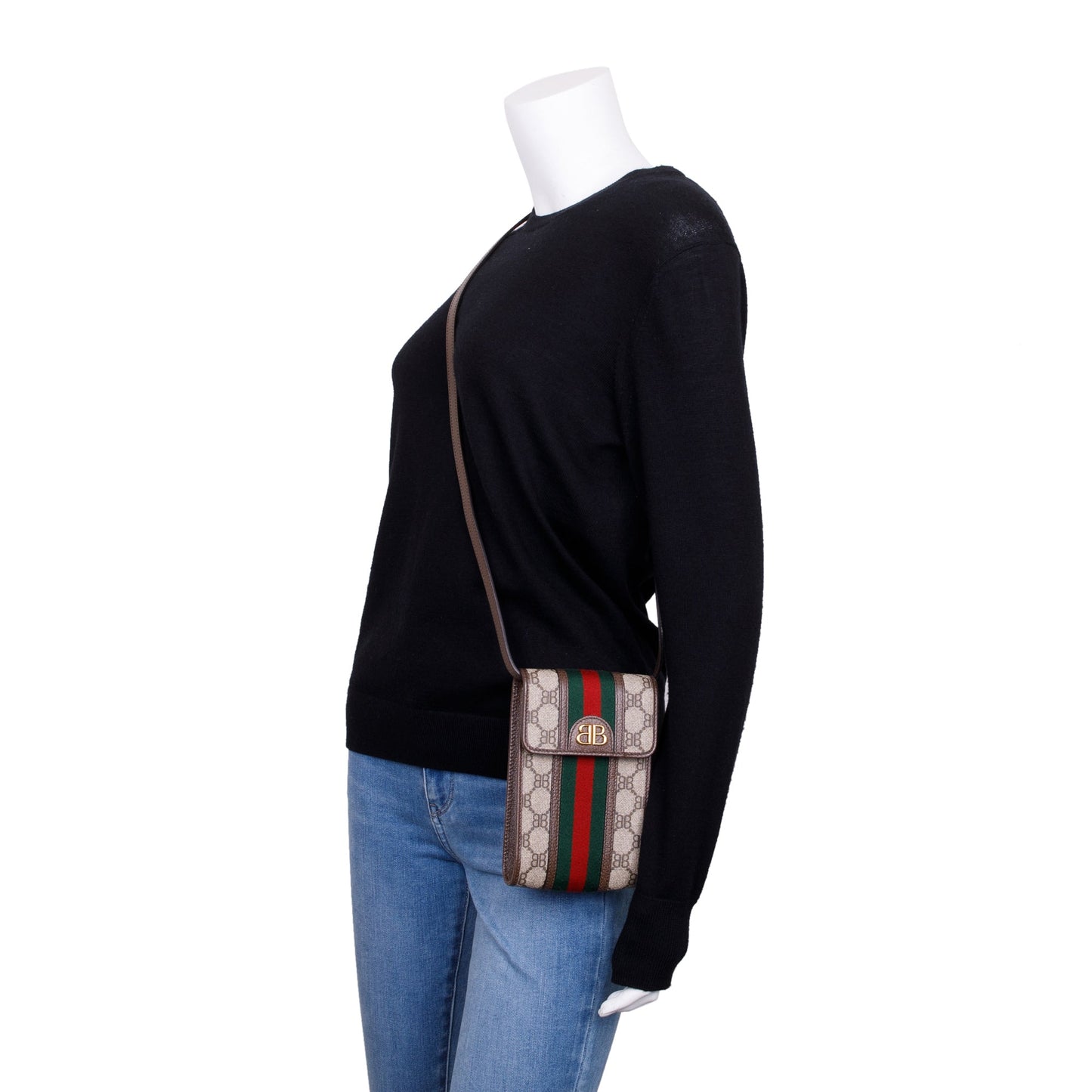 Gucci X Balenciaga 2022 The Hacker Project Phone Crossbody Bag