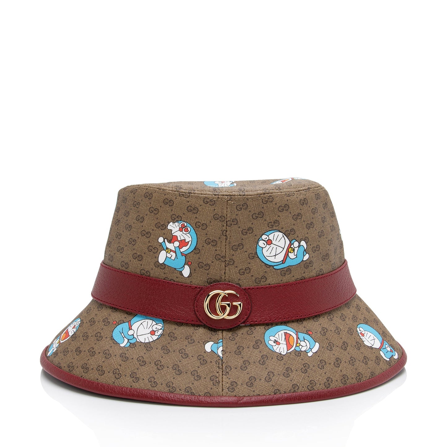 Gucci X Doraemon Micro GG Canvas Bucket Hat - Size M (SHF-SSQrP9)