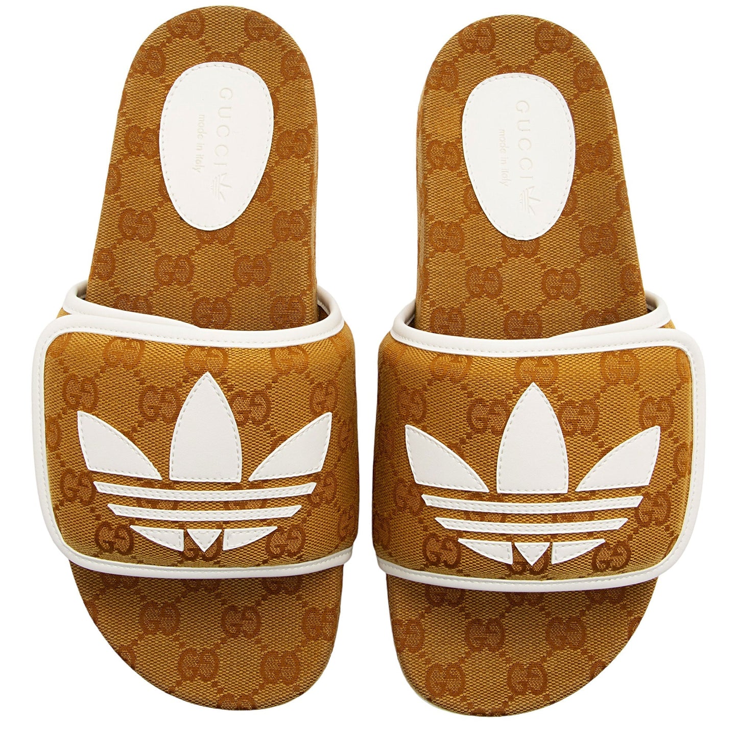 Gucci x Adidas GG Canvas Platform Slides - Size 9 / 39 (SHF-5hjFmv)
