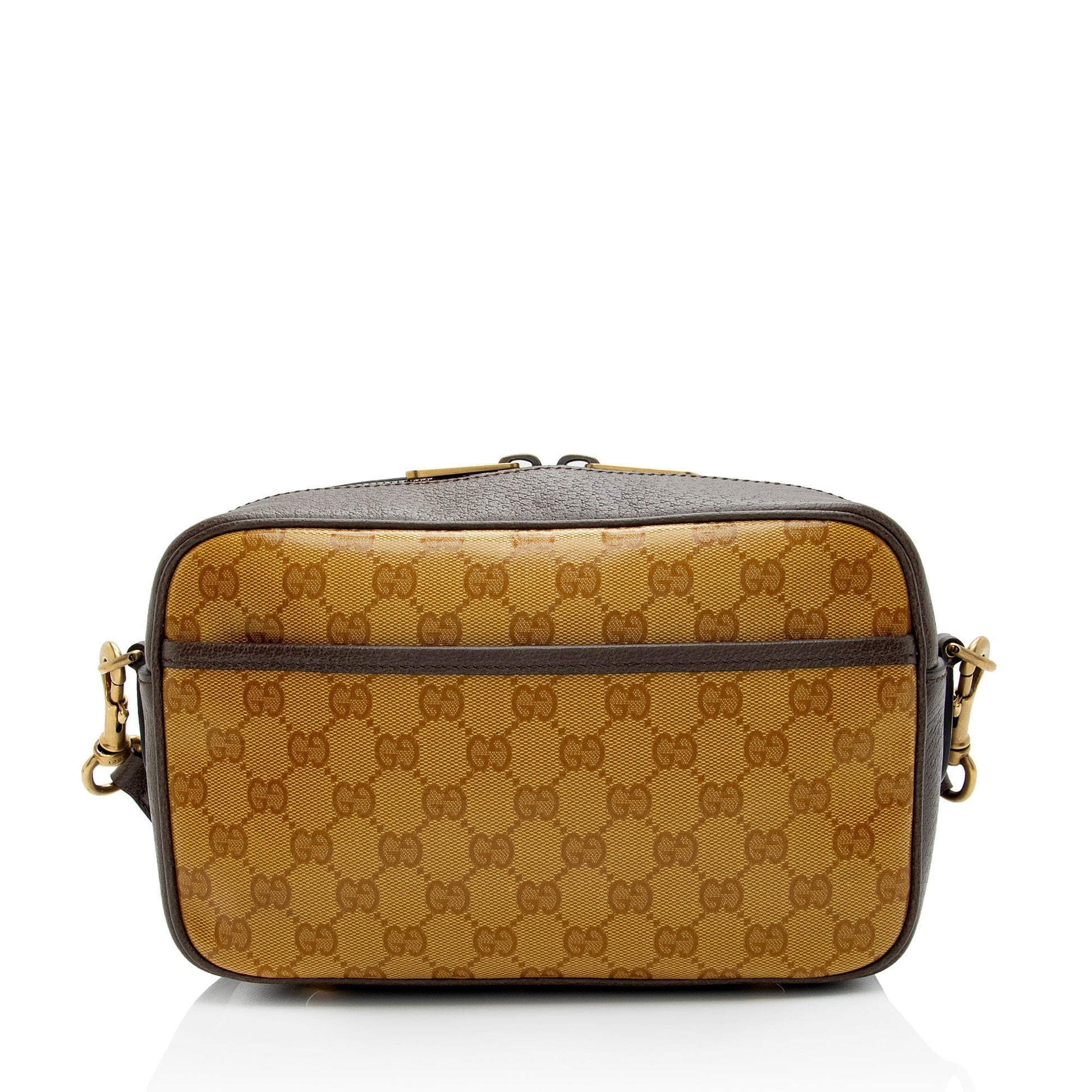 Gucci Nylon Leather Canvas Crossbody