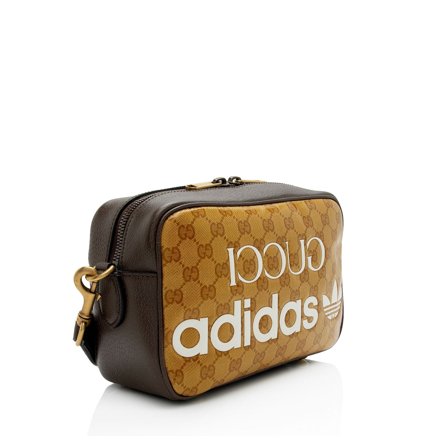 Gucci Nylon Leather Canvas Crossbody