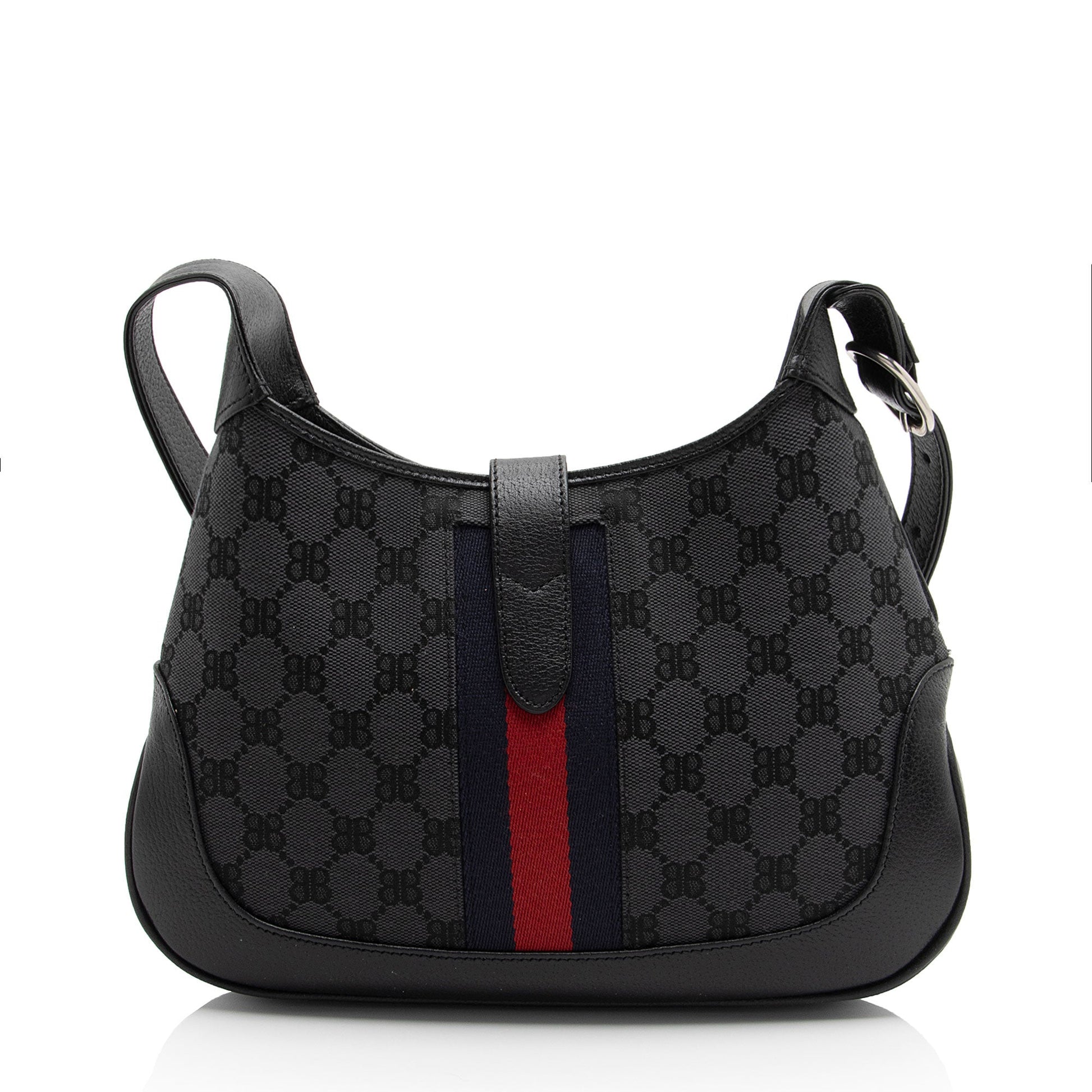 Gucci Nylon Leather Canvas Crossbody