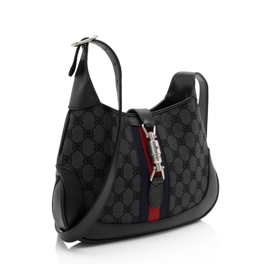 Gucci Nylon Leather Canvas Crossbody