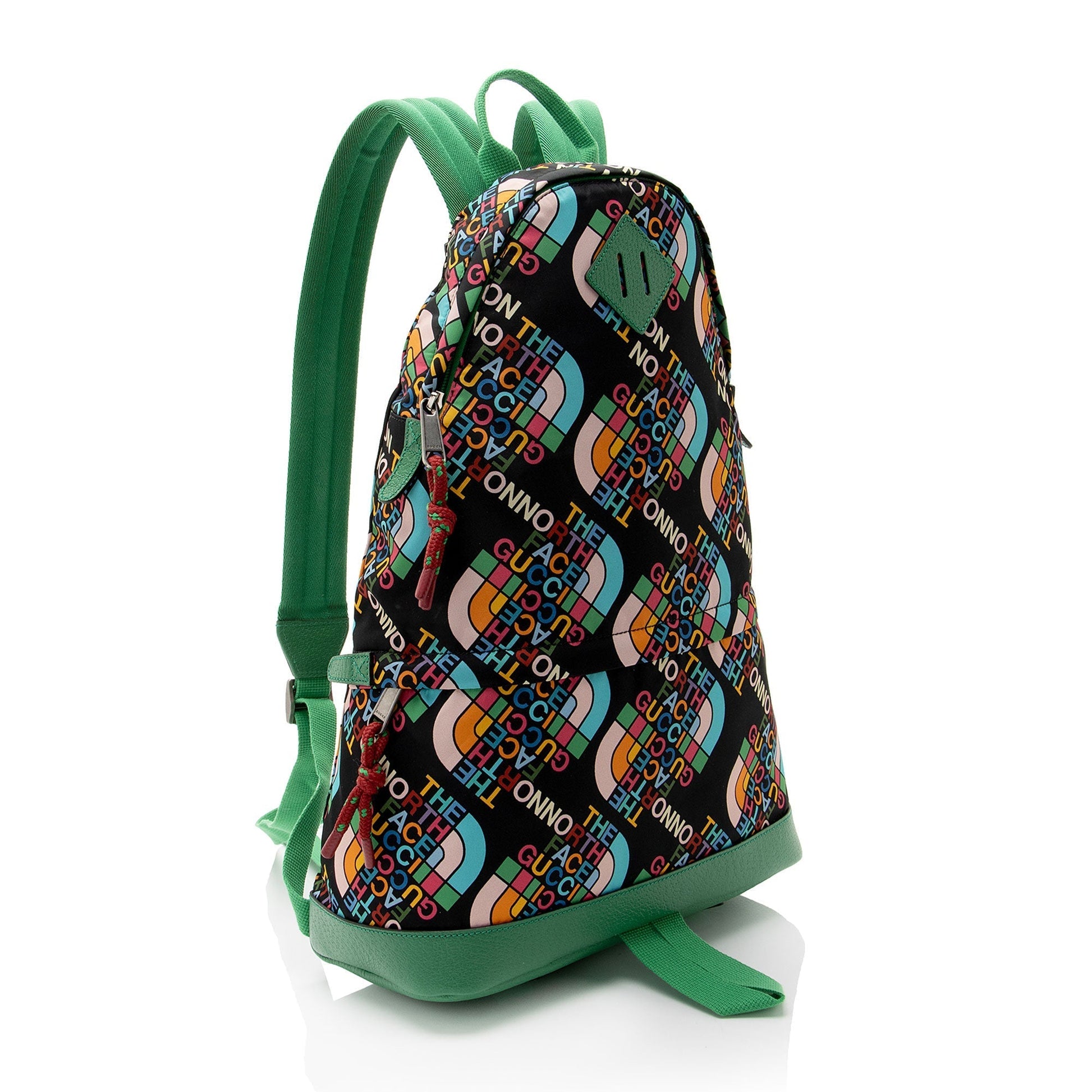 Gucci Nylon Leather Shoulder Bag