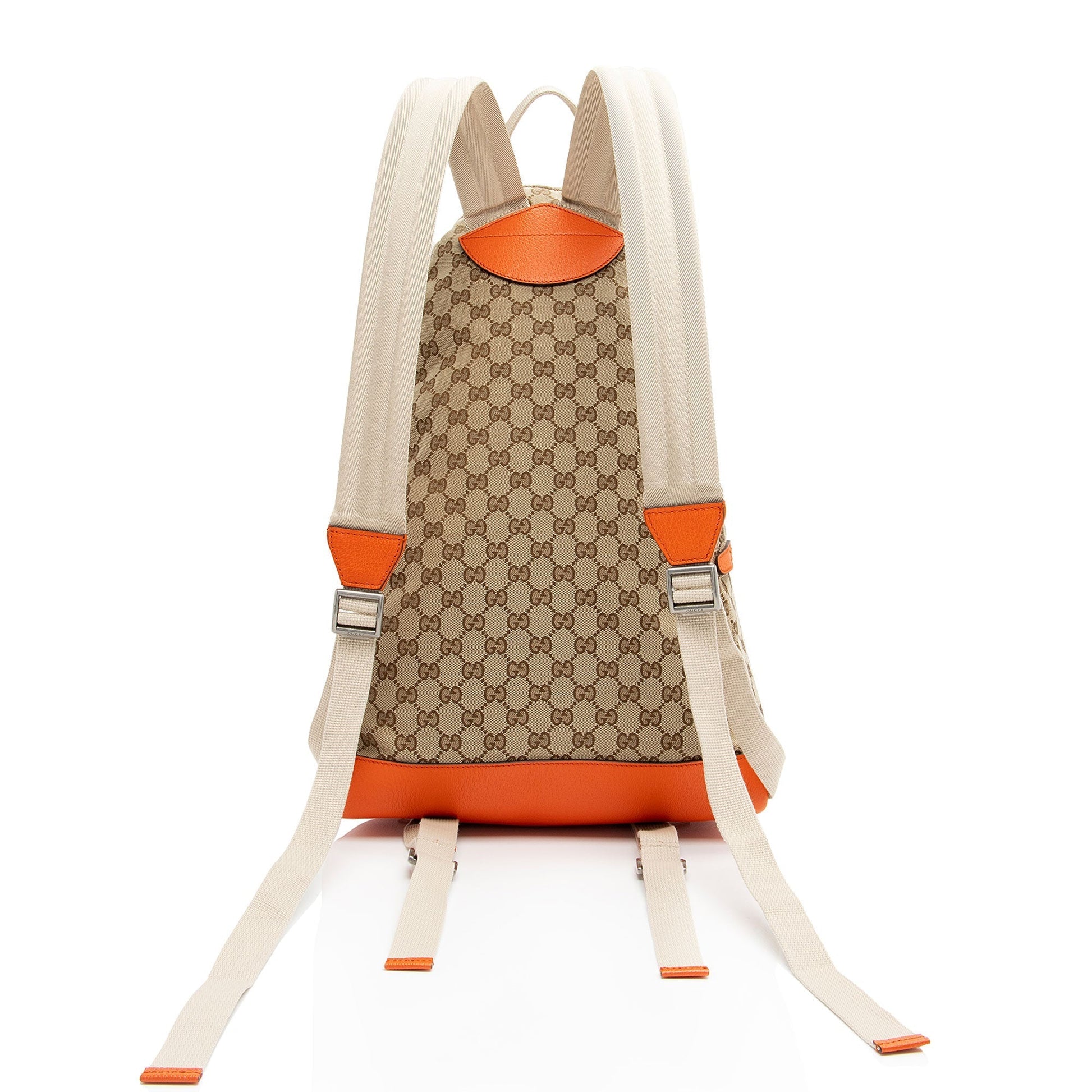 Gucci Nylon Leather Canvas Shoulder Bag