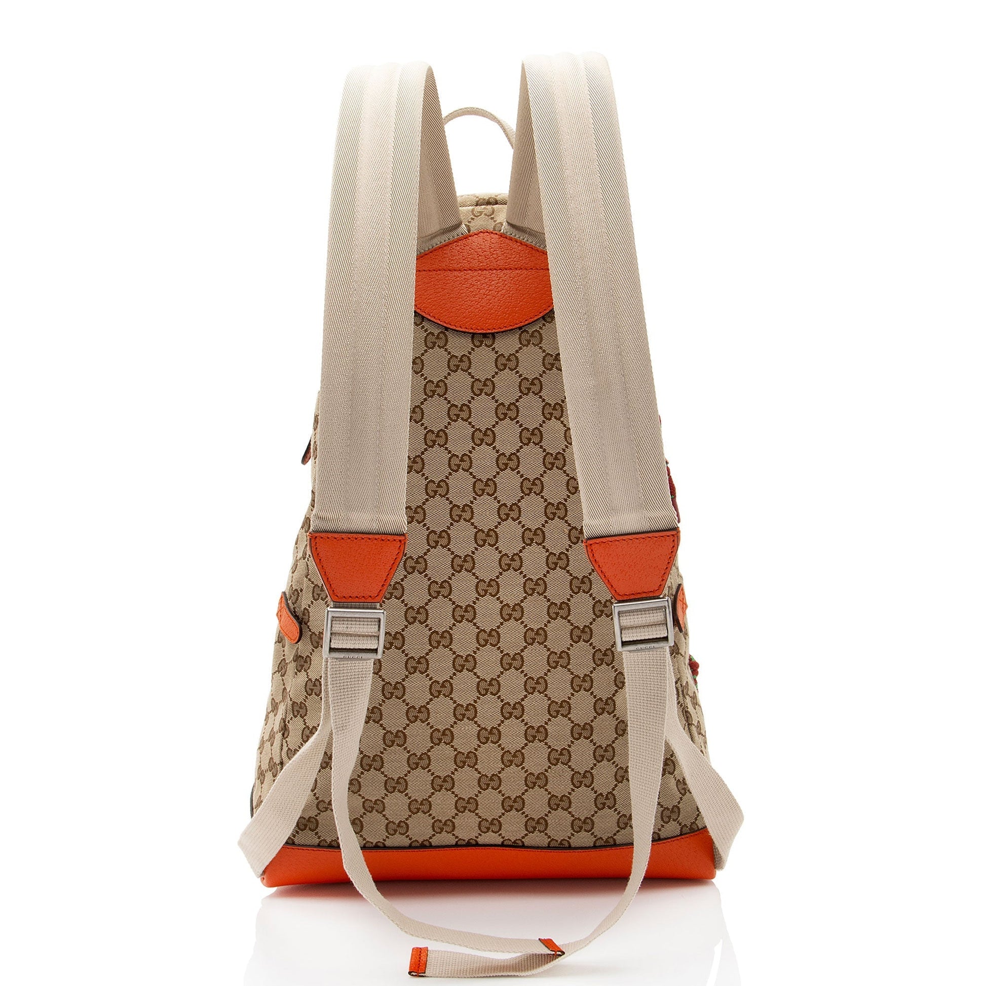 Gucci Nylon Leather Canvas Shoulder Bag