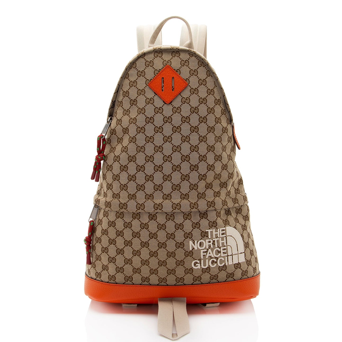Gucci Nylon Leather Canvas Shoulder Bag