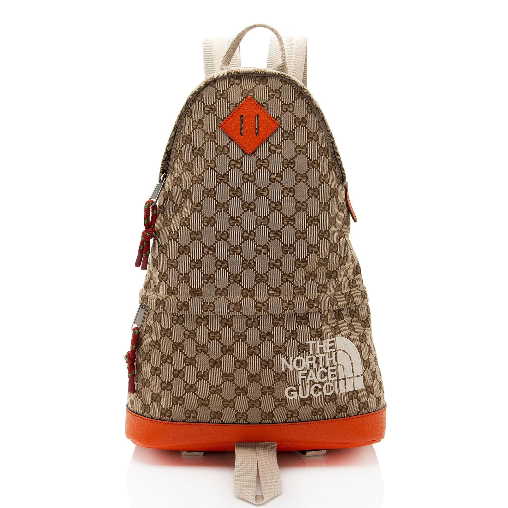 Gucci Nylon Leather Canvas Shoulder Bag