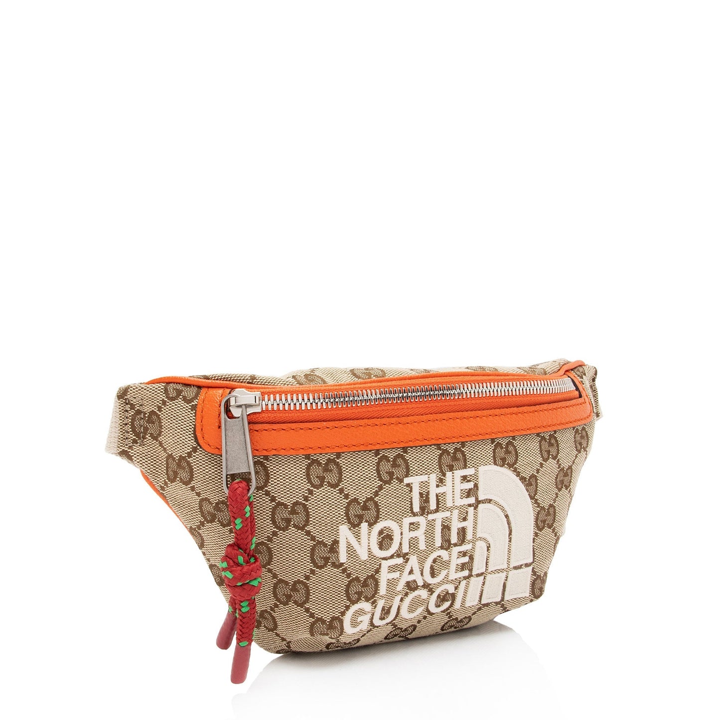 Gucci Nylon Leather Canvas Shoulder Bag