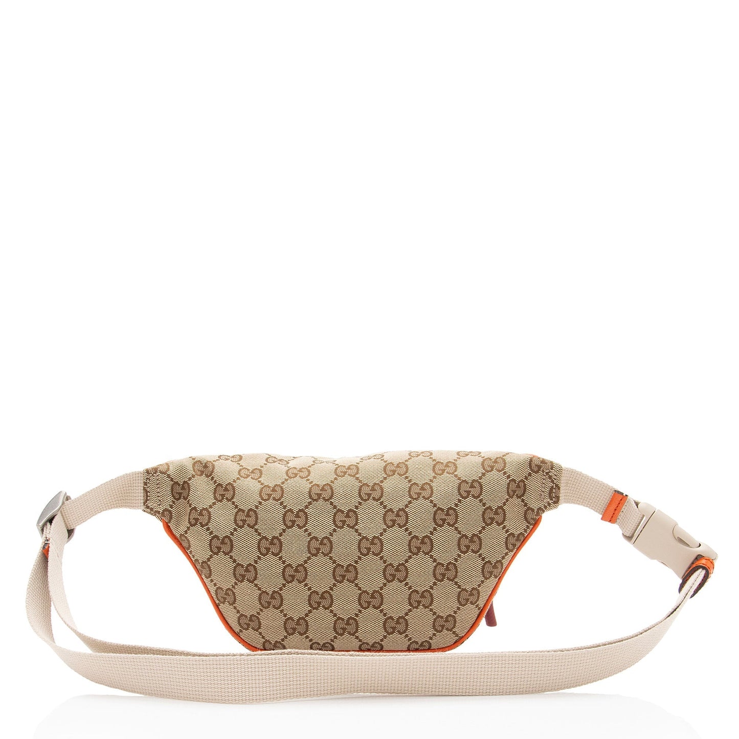 Gucci Nylon Leather Canvas Shoulder Bag