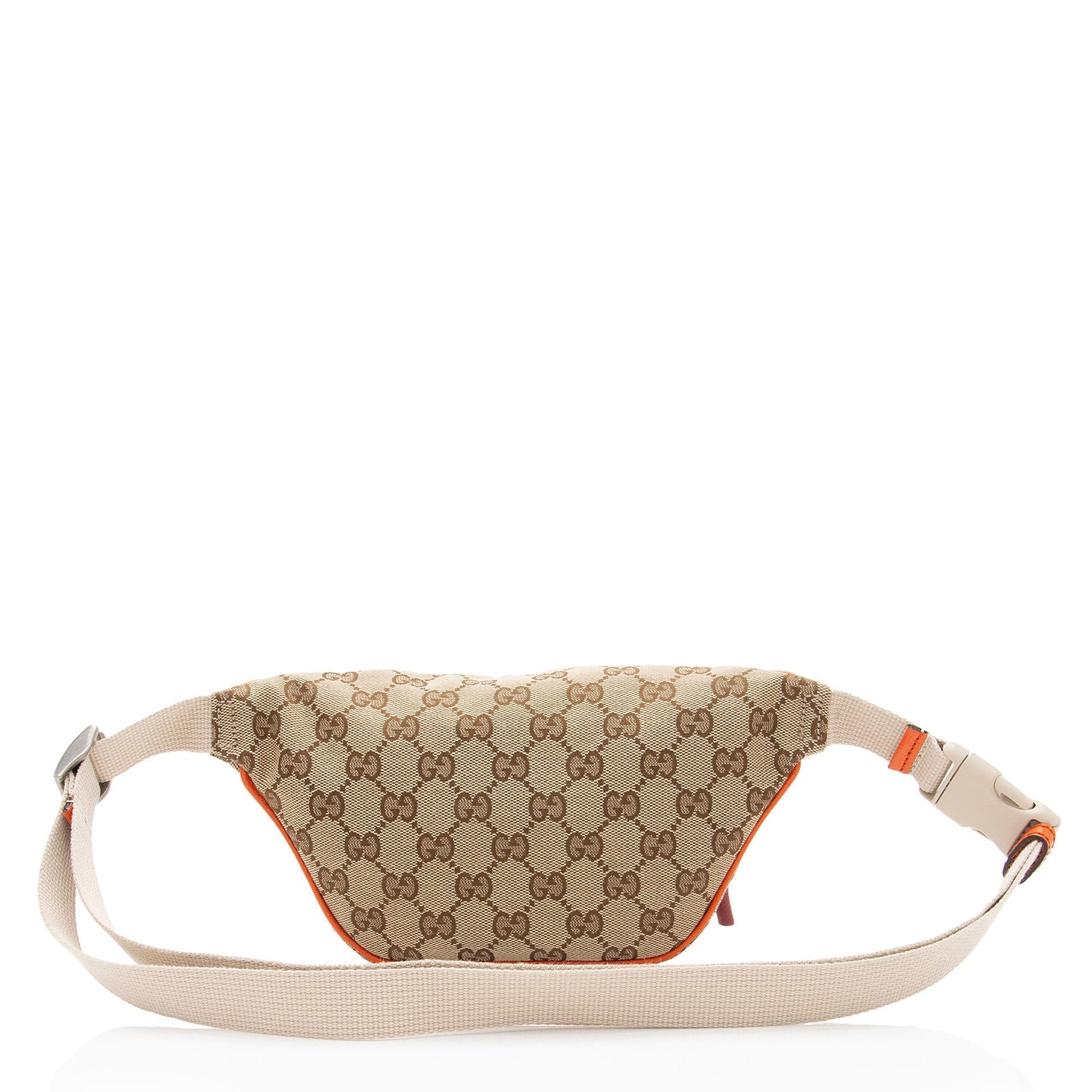 Gucci Nylon Leather Canvas Shoulder Bag