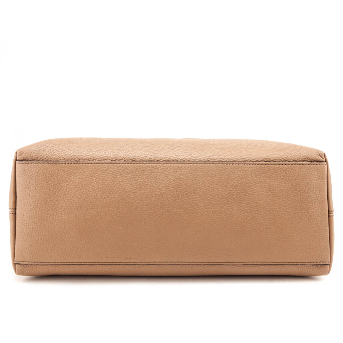 Gucci Beige Pebbled Calfskin Medium Soho Chain Shoulder Bag